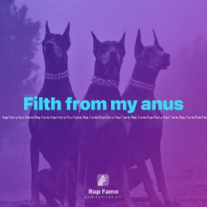 Filth from my anus 