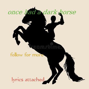 once had a dark horse
