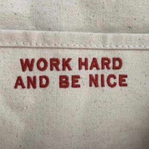 work hard