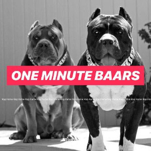 One minute baars