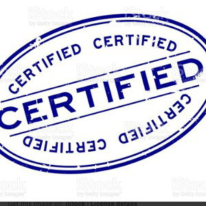 CERTIFIED!!