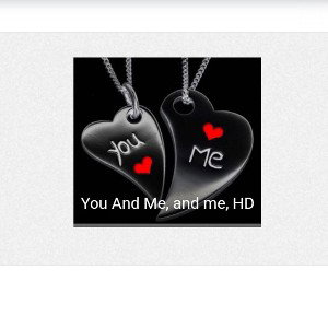 ''YOU AND ME''