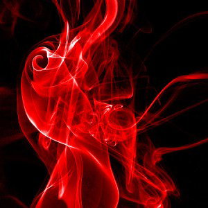 Red smoke in your love zone 