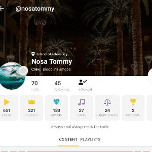 NOSA TOMMY U FUCKING BE U NEVER SEND ME A BATTLE