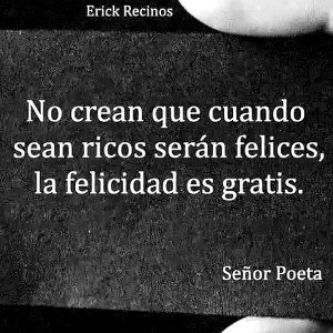 Y LA felicidad QUÉ 