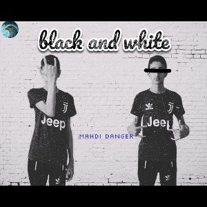 Black and white