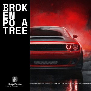 Broken po a tree