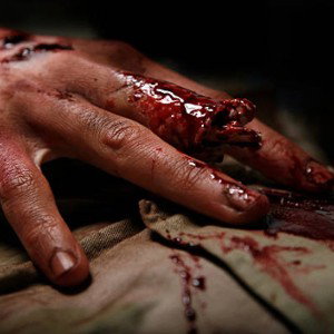 BLOOD IN THE COURT YARD