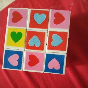 my love is  Rubik cube.