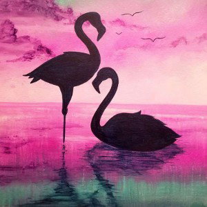 black flamingo 