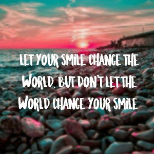 Don't Let This World Change You