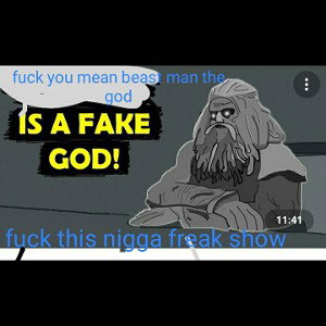 it's On Y'all... extermination of fucked nigghass.## dissin Fake God##