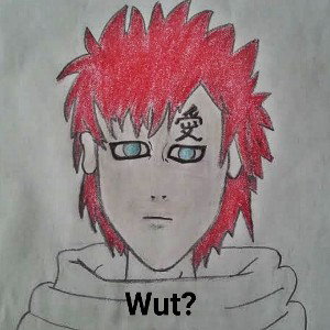 Horrible Gaara Drawing 
