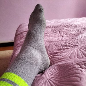кончике носка