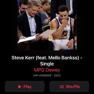 mello x dewey - steve kerr