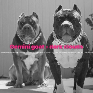 Gemini goat - dark clouds  