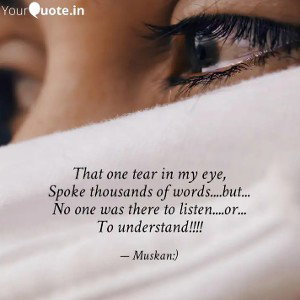 tear on my eyez
