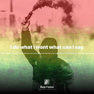 i do what i want what can i say