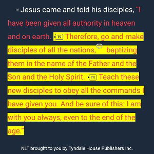 Sent by  Christ