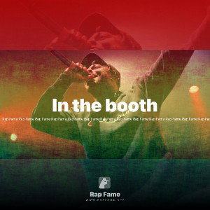 In the booth