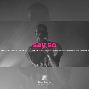 say so