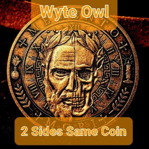 Wyte Owl - 2 SIDES SAME COIN-BY- "WYTE OWL" 🦉 🔥 🔥 🔥 😈 