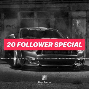 20 follower special