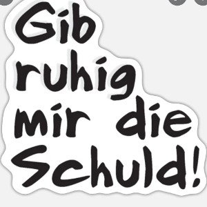 MAXI-ICH GEBE MIR DIE SCHULD