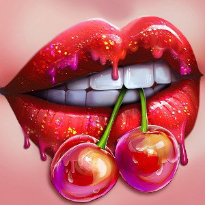 Cherry 🍒 lipstick 💄 