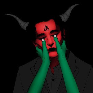 Sad demon