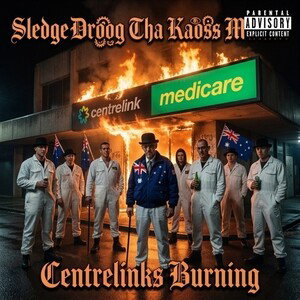Centrelinks Burning 