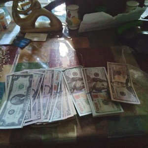 counting money
