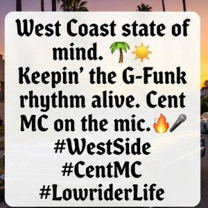 it's been long time but you can feel it #westcoast #rappercentmc 