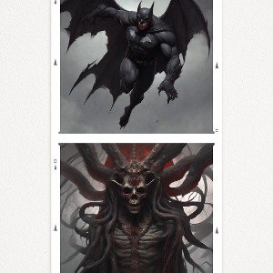 Bruce Wayne vs the evil darknight 