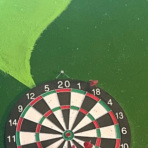 darts on my wall