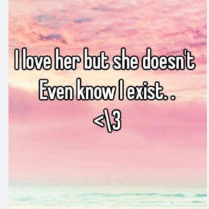 she don't know me
