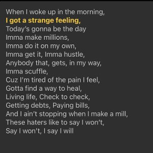 rappin a pre made practice