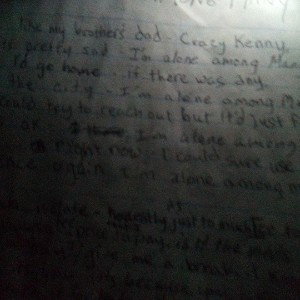I'm alone among many song