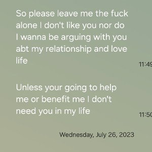 Said to me