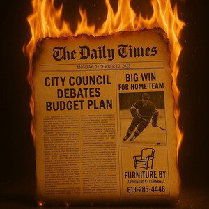 Burning News 🗞️😔