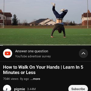 HAND WALKING