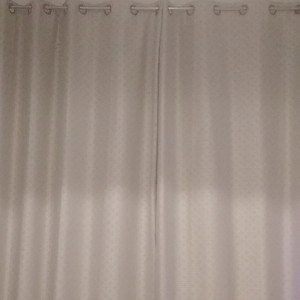 Behind closed curtains..