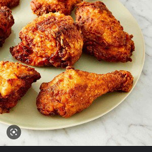 Eating that chicken
