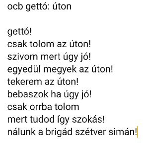 úton