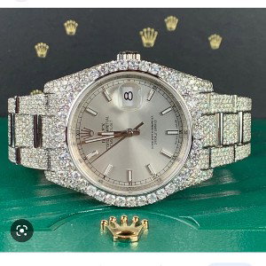 iced out wrist watch 