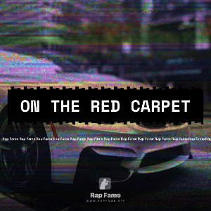 on the red carpet 
