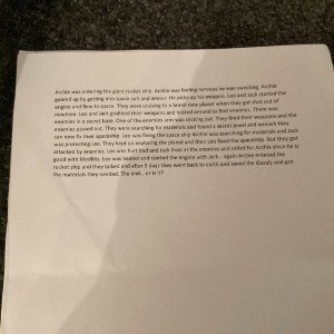 space warriors (a book that I’m making)