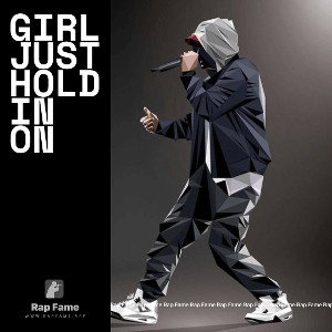GIRL JUST HOLDIN ON  