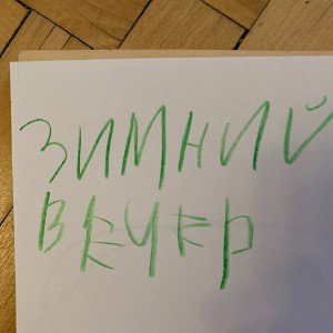 зимний вечер   буря мглою