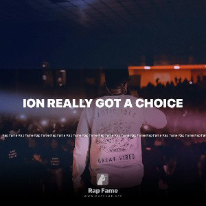 Ion Really Got a Choice 🤷🏽♂️
